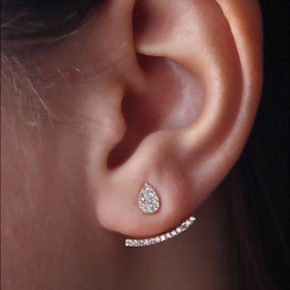 Sterling Silver Jacket Earrings